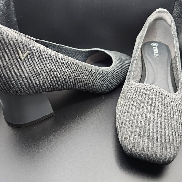 Vivaia - Melody 2.0 Square Toe Chunky Heel Shoes Size US 8, UK 39 - Picture 4 of 4